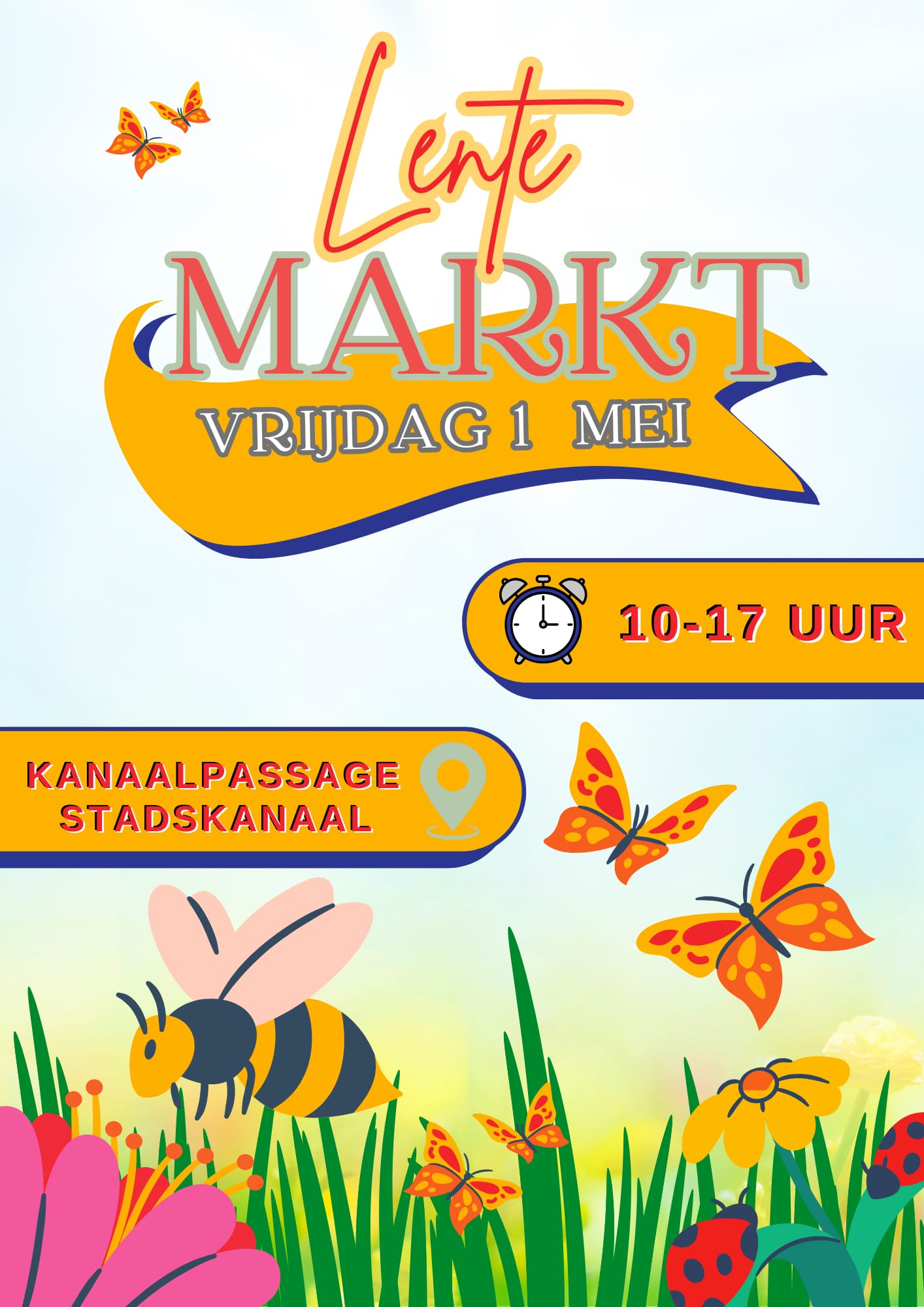 Lente Markt 1 mei 2026 in de Kanaalpassage
